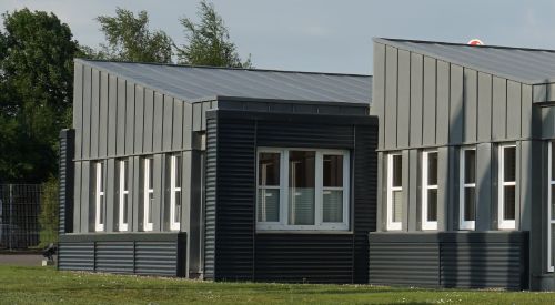 Wellbleche als Wandverkleidung